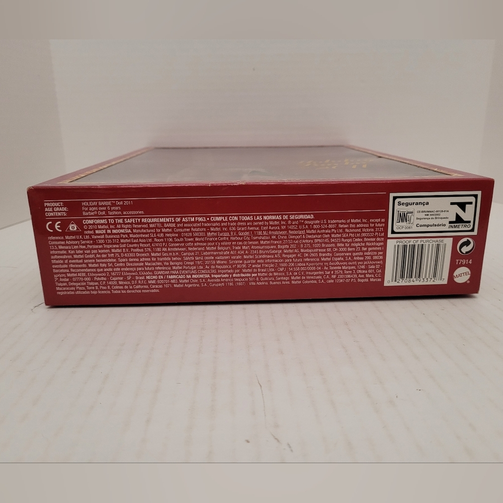 Vintage 2011 Holiday Barbie #T7914 - Picture 7 of 7